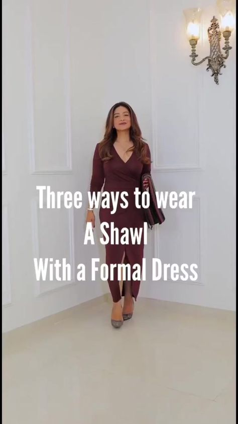 Shawl Over Formal Dress, Shawl For Formal Dress Wraps, Dress With Wrap Shawl, Scarf As Shawl With Dress, Pashmina Over Formal Dress, Scarf Over Dress Wedding Guest, Shawl With Formal Dress, Black Dress With Shawl Formal, Formal Wraps And Shawls