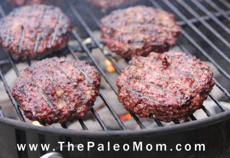 50/50/50 Burgers from http://thepaleomom.com Aip Dinners, Aip Dinner, Paleo Burger, The Paleo Mom, Paleo Mom, Paleo Main Dishes, Mom Recipes, Beef Bacon, Paleo Baking