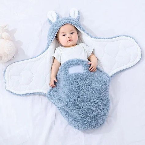 Cozy Cotton Baby Swaddle Sleeping Bag for Autumn & Winter - Thickened, Anti-Jump Quilt Tag a friend who would love this! FAST US Shipping Get it here ——> https://prehype.shop/cozy-cotton-baby-swaddle-sleeping-bag-for-autumn-winter-thickened-anti-jump-quilt/ #shoppingonline #retail Cozy Cover, Newborn Swaddle, Baby Wrap, Baby Sleeping Bag, Winter Baby, Bedtime Routine, Blue Quilts, Bunny Plush, Baby Wraps