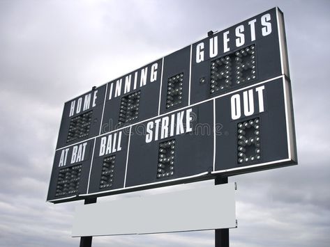 Score Board Design, Football Scoreboard, Baseball Scoreboard, Inn N Out, Yearbook Design, Jumbo Shrimp, Home Team, Graphic Design Poster, Yearbook