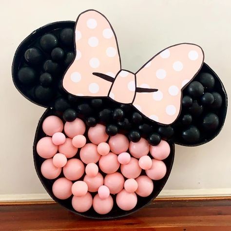 Diy Frame Stand, Mosaic Balloon, Filling Balloons, Minnie Mouse Birthday Theme, Minnie Mouse Balloons, Twodles Birthday, Minnie Mouse Birthday Party Decorations, Minnie Mouse Birthday Decorations, Minnie Mouse Birthday Cakes