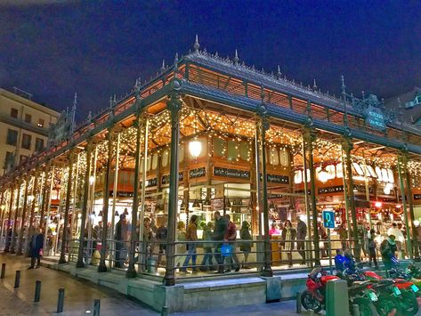 Mercado de San Miguel (Madrid, Spain) San Miguel Market Madrid, Mercado San Miguel Madrid, Madrid Aesthetic, Opera Theatre, Spain Vacation, Beautiful Sites, Rome Travel, Incredible Places, Travel Decor