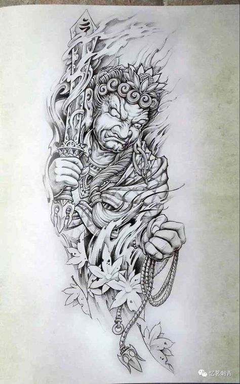 Realistic Fake Tattoos, Guan Yu, Arm Temporary Tattoos, Temporary Tattoo Sleeves, God Tattoos, Chinese Tattoo, Geniale Tattoos, Asian Tattoos, Warrior Tattoo