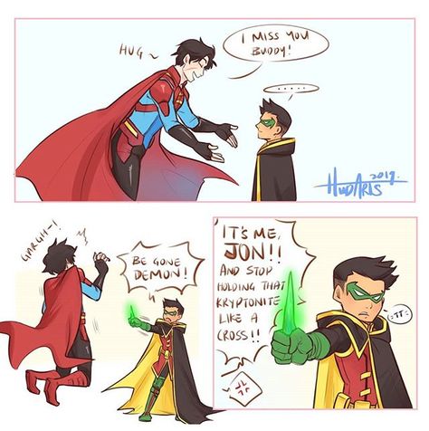 Older Jon #damianwayne #jonkent #jondami #supersons #damijon Batman And His Sons, Dami X Jon, Damian Wayne X Jon Kent Older, Damijon Older, Damijon Comic, Damien Wayne X Jon Kent, Jondami Comic, Damijon Fanart Older, Damian X Jon Fanart