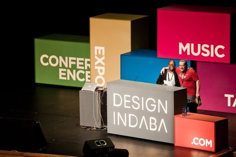 Design Indaba 2013 featuring Neville Brody and Khaya Dlanga  "Design for change. Design for good. Design for a better world." Sitemap Design, Events Backdrop, Corporative Events, Conference Stage, Christoph Niemann, Conference Branding, Corporate Events Decoration, Corporate Event Design, Conference Venue