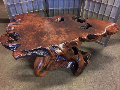 Burl Coffee Table, Live Edge Tables, Redwood Burl, Burl Wood, Live Edge Wood, Live Edge Table, Woodworking Furniture, Burled Wood, Live Edge