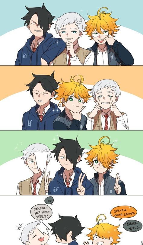 Neverland Art, Hxh Characters, The Promised Neverland, Memes Anime, Promised Neverland, Anime Memes Funny, Dessin Adorable, Anime Crossover, Cute Anime Wallpaper