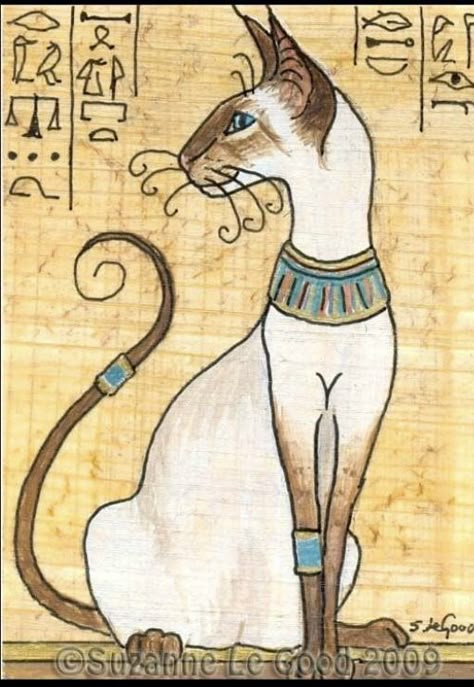 Egypt Cat, Egyptian Drawings, Egyptian Papyrus, Starověký Egypt, Egyptian Painting, Egyptian Cats, Egyptian Cat, Ancient Egypt Art, Cat Art Illustration