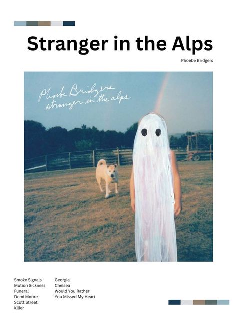 #strangerinthealps #phoebebridgers #albumposter #aesthetic #roomdecor Stranger In The Alps Poster, Phoebe Bridgers Poster, Stranger In The Alps, Poster Bedroom, Phoebe Bridgers, Office Room Decor, Music Album Cover, The Alps, Unframed Wall Art