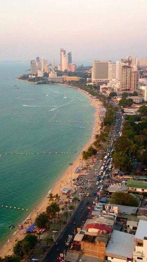 Pattaya Beach, Pattaya Thailand, Thailand Beaches, Coastal Cities, Koh Tao, Cultural Experience, Fun Day, Pattaya, Beach Hotels