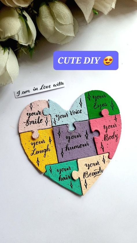 Gayathri Dasari | Your DIY mentor in the virtual world. | DIY GIFT CARD | HEART POP-UP CARD | TUTORIAL 💝 #diygifts #handmadegifts #reelsinstagram #heartpopupcard #giftideas #giftsforher… | Instagram Birthday Diy For Best Friend, Creative Ideas For Birthday Gifts, Diy Gift Packing Ideas, Cute Gifts Diy For Him, Gift Ideas For Him Diy, Craft Gift For Best Friend, Cute Gifts Ideas For Friends, Diy Gifts For Anniversary For Him, Best Friend Handmade Gifts