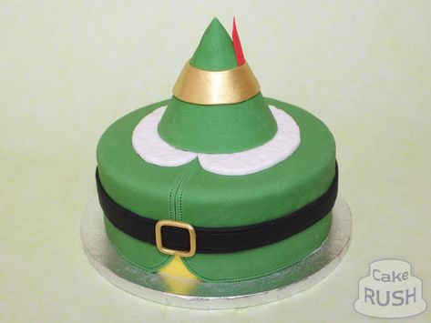 Buddy The Elf Cake, December Baking, Birthday Party Appetizers, Elf Movie Party, Elf Cake, Christmas Bake Off, Christmas Competition, Elf Party, Xmas Cakes