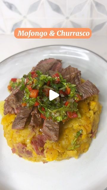 Cooking With Gi on Instagram: "Mofongo & Skirt Steak 😍 this combo is absolutely delicious!

What I love most about this dish is the garlic flavor in the mofongo mixed with the amazing taste of the bacon and the skirt steak. It’s amazing 😍

Here I show you how to prepare the mofongo, the skirt steak, and the chimichurri sauce. 

Ingredients for mofongo: 

- Green plantain
- Garlic 
- Butter 
- Olive oil 
- Salt

Ingredients for the Skirt steak

- skirt steak
- garlic powder 
- adobo 
- olive oil 

If you want the recipe video for the chimichurri sauce with the ingredients list, let me know and I’ll tag you ❤️

[ how to make mofongo, how to cook mofongo, how to make skirt steak, how to make chimichurri sauce, como cocinas mofongo, como hacer churrasco, comida puertorriqueña, comida dominic How To Make Mofongo, How To Make Chimichurri, Mofongo Recipe, Make Skirt, Plantain Recipes, Healthy Recipes Easy Snacks, How To Make Skirt, Chimichurri Sauce, Puerto Rican Recipes