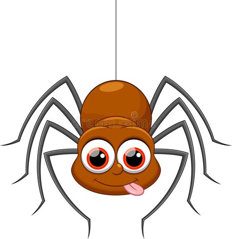 Spider Cartoon, Cute Spider, Stock Photos