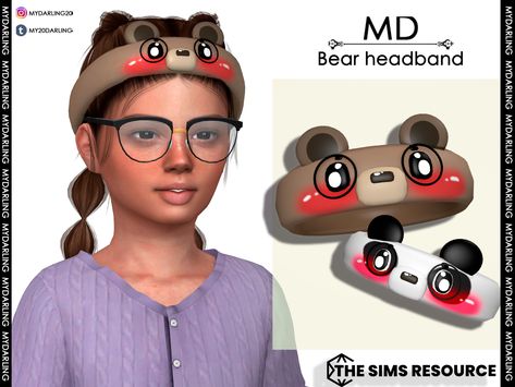 The Sims Resource - Sims 4 - hat - Mydarling20 - Bear headband child Sims 4 Kids Accessories Cc, Sims 4 Bennie, Sims 4 Cc Hats Accessories, Hat Sims 4 Cc, Sims 4 Child Accesories Cc, Sims 4 Child Earrings, Bear Headband, Cc Hats, Sims 4 Children