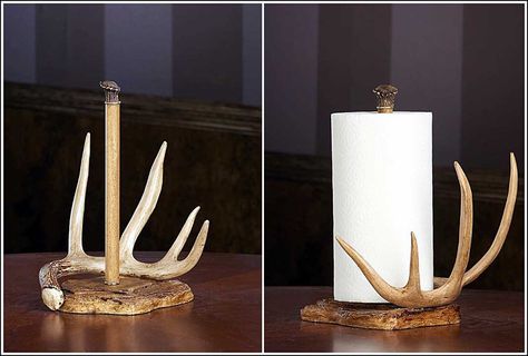 Paper Towel Roll Candles, Unique Paper Towel Holder, Diy Bracelet Holder, Ceramic Paper Towel Holder, Farmhouse Paper Towel Holders, Metal Paper Towel Holder, Cloth Paper Towels, Antlers Decor, Rustic Paper