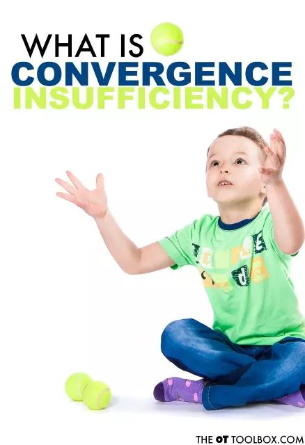 As therapists, we often times see clients with vision needs that impact functional skills. Visual processing is a complex topic and convergence insufficiency is just one area. Read below to find out more about convergence in kids, to understand exactly what is convergence insufficiency, and how convergence plays into functional skills and learning. **DISCLAIMER** I am ... Read more Vision Therapy Activities, Convergence Insufficiency, Visual Motor Activities, Eye Therapy, Visual Processing, Visual Tracking, Occupational Therapy Activities, Vision Therapy, Sensory Ideas