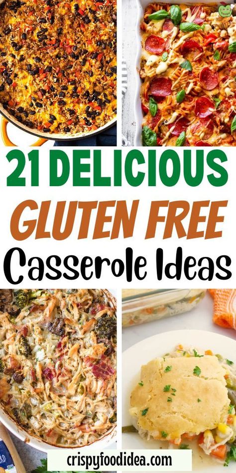 Here you get some gluten free casserole ideas that are best for meal plan. Gluten Free Casseroles, Gluten Free Chicken Casserole, Turkey Casserole Recipes, Gluten Free Potluck, Gluten Free Casserole Recipes, Casserole Ideas, Gluten Free Casserole, Gluten Free Comfort Food, Gluten Free Dinner Easy