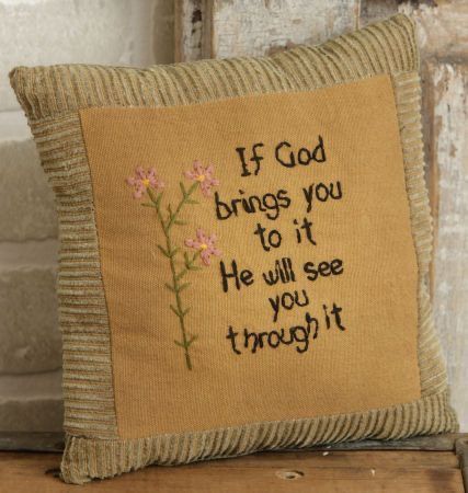 Primitive Embroidery, Primitive Pillows, Primitive Stitchery, My Funny Valentine, Primitive Crafts, Bible Quotes Prayer, Christian Quotes Inspirational, Bible Encouragement, Scripture Quotes