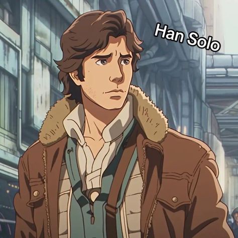 Han Solo Fanart, Han Leia Fanart, Leia X Han Fanart, Studio Ghibli X Star Wars, Han Solo Art, Han Solo I Know, Funny Fandom, Han Solo And Chewbacca, Stars Wars