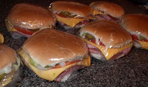 Kmart Sub's - a Blast from the Past! Kmart Subs, Honey Roast Ham, Bologna Recipes, Cafeteria Food, Bowl Ideas, Sub Sandwiches, School Cafeteria, Honey Roasted, Blast From The Past