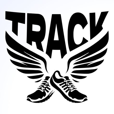 Track Clipart, Track And Field Svg, Track Svg, Track Logo, Shoe Wings, Track Shirt, Country Svg, Svg Clip Art, Art Pdf