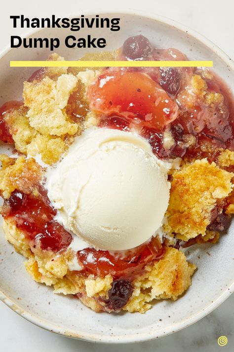 Cranberry Apple Dump Cake, Apple Cranberry Dump Cake, Thanksgiving Dump Cake, Cranberry Dump Cake, Apple Pie Filling Cake, Apple Dump Cake With Pie Filling, Pie Filling Cake, Filling Cake, Raspberry Cake Recipes