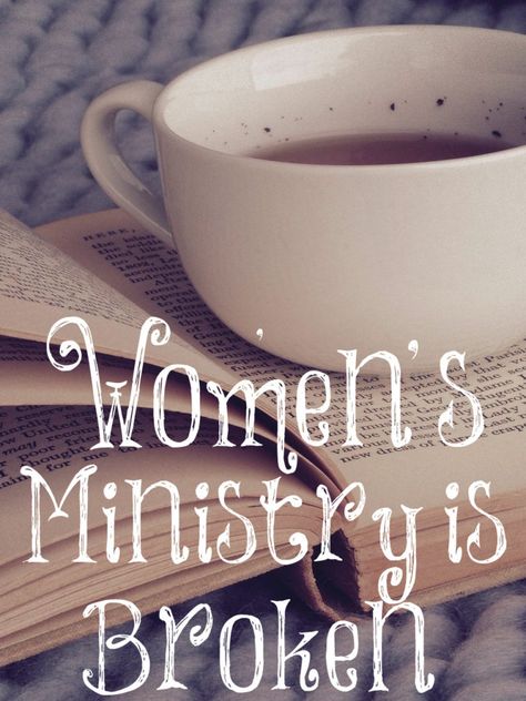 The entire paradigm of the “women’s ministry” is broken. It’s a vicious cycle. Women are trapped in the lies of feminism and find their Christian lives to be unfulfilling. They seek answers from a “women’s ministry” and are ultimately taught they will find fulfillment by involving themselves in “women’s ministry.” Womens Fellowship, Womens Fellowship Ideas Ministry, Womens Ministry Ideas, Christian Crafts Women's Ministry, Women’s Ministry Ideas, Women’s Ministry, Women’s Devotional, Women’s Ministry Devotions, Best Women’s Retreat