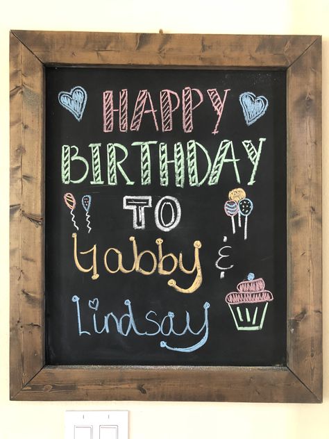 Birthday Chalkboard Art, Blackboard Ideas, Chalkboard Wall Art, Kitchen Chalkboard, Chalkboard Ideas, Chalkboard Designs, Black Board, Birthday Chalkboard, Chalkboard Wall