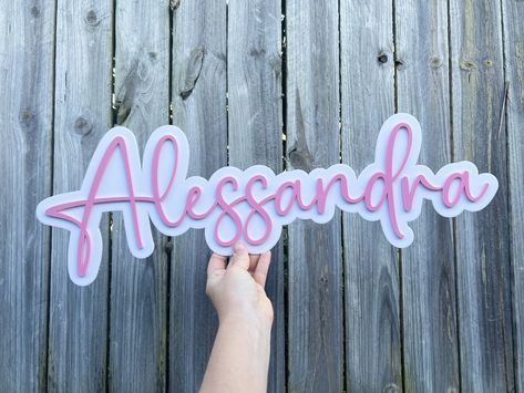 Name plaques for twin baby girls due in Nov! https://www.cojidesigns.com.au/product-page/mackenzie-wall-lettering Wall Lettering, Acrylic Ideas, Twin Baby Girls, Name Plaques, Letter Wall, Twin Babies, Product Page, Twins