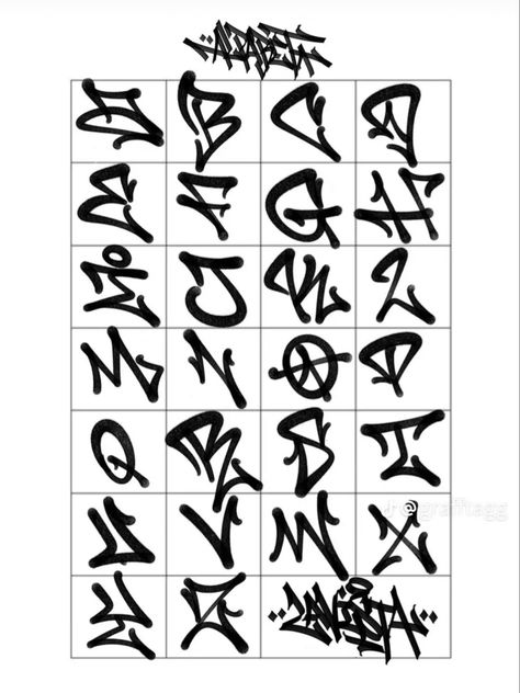 Graffiti Alphabet Styles, Tag Alphabet, Graffiti Lettering Alphabet, Graffiti Wildstyle, Graffiti Fonts, Graffiti Text, Graffiti Tags, Graffiti Letters, Graffiti Words