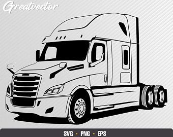 Peterbilt 389, Freightliner Cascadia, Cool Car Drawings, Truck Coloring Pages, Big Rig Trucks, Car Drawings, Png Vector, Peterbilt, Semi Trucks