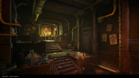 ArtStation - Staff Maker's Studio, Jared Lewin Substance Designer, Unreal Engine, 3d Artist, Video Game Art, Dieselpunk, Environmental Art, Zbrush, Art Art, Great Britain