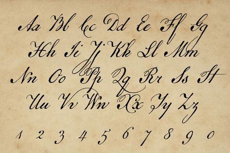 Historical Handwriting, American Handwriting, Old Script Font, American Font, Cursive Handwriting Fonts, Alphabet Handwriting Practice, Font Cursive, Cursive Handwriting Practice, Font Handwriting