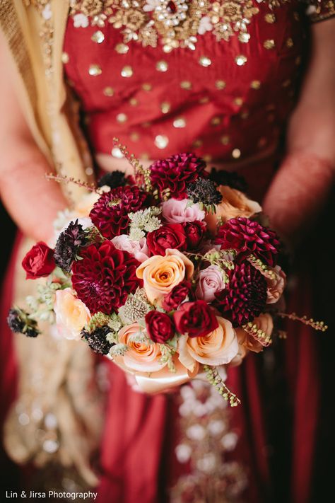 Pakistani Wedding Bouquet, Hindu Wedding Bouquet, Desi Wedding Bouquet, Indian Bride Bouquet, Indian Bridal Bouquet, Indian Flower Bouquet, Bridal Bouquet Indian, Indian Wedding Bouquet, Red Flower Bouquet