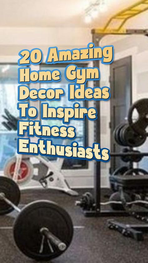 At Home Gym Wall Decor, Home Workout Rooms Ideas, Garage Gyms Ideas Layout, Home Gym Inspiration Wall, Garage Gym Decor Ideas, Home Exercise Room Decor, Exercise Room Decor Ideas, Private Home Gym, Bedroom To Gym Conversion