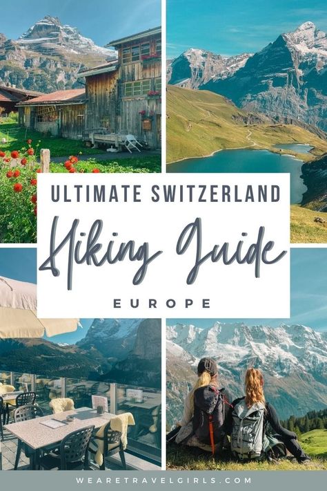 Switzerland is home to some of the best hiking trails in the world, making it an ideal destination for a hiking trip. Last month I went on a girls' wellness getaway in Switzerland where we spent eight blissful days hiking through the breathtaking Bernese Alps.  If you want to plan a Switzerland hiking trip, this guide has everything you need to know to make it an unforgettable experience! Swiss Alps Summer, Swiss Alps Hiking, Switzerland Travel Itinerary, Alps Hiking, Switzerland Summer, World Making, Switzerland Hiking, Switzerland Itinerary, Best Campervan