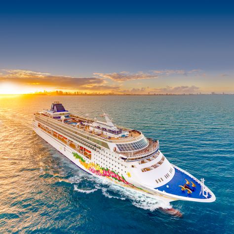 TAKE A LOOK 😮: #NorwegianSky returns from dry dock with new venues, redesigned staterooms, Starbucks, & much more! Cheap Caribbean Vacations, Norwegian Sky, Cruise Ship Pictures, El Yunque National Forest, Luxury Toys, Cruise Pictures, Ship Pictures, Cruise Europe, Super Yacht