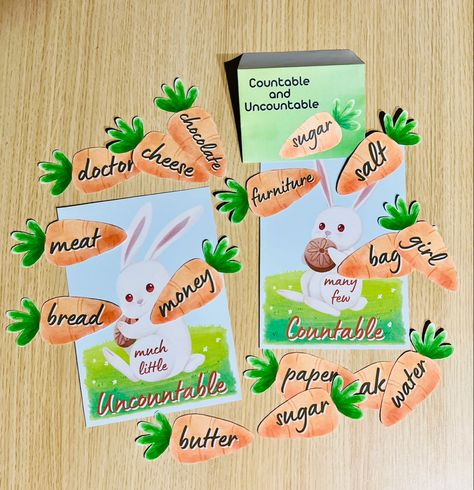 Countable and uncountable Countable And Uncountable Games, Countable And Uncountable Nouns Activity, English Models, Noun Games, Countable And Uncountable Nouns, Nouns Activities, Uncountable Nouns, Learning Binder, About Me Activities