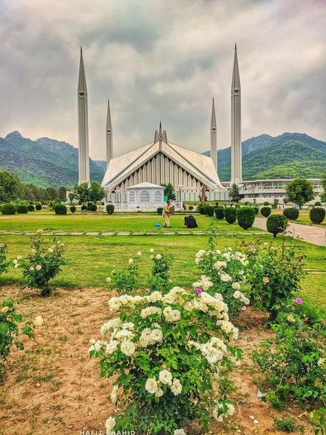 Faisal Masjid, Shah Faisal Mosque, Faisal Mosque, Beautiful Masjid, New Profile Pic, Islamabad Pakistan, Travel History, Instagram Quotes Captions, Dream City