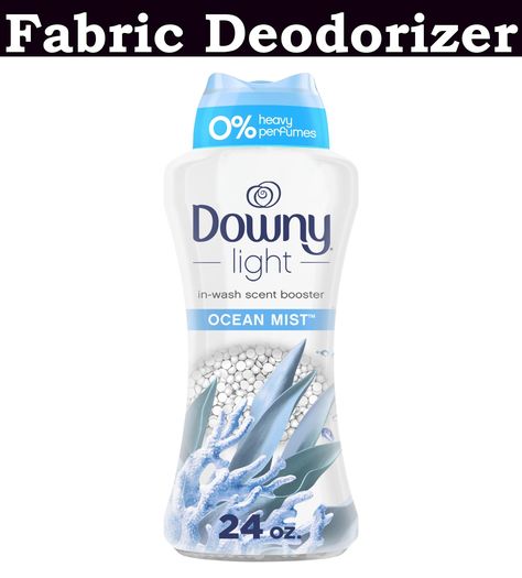 Downy Light In Wash Scent Booster Beads, Ocean Mist Scent, 24 oz, Downy Scent Booster Beads, Laundry Beads, No Heavy Perfumes Perfumes On Amazon, Laundry Beads, Laundry Booster, Scent Booster, Ocean Mist, Inviting Home, Laundry Supplies, Deodorant, Washer