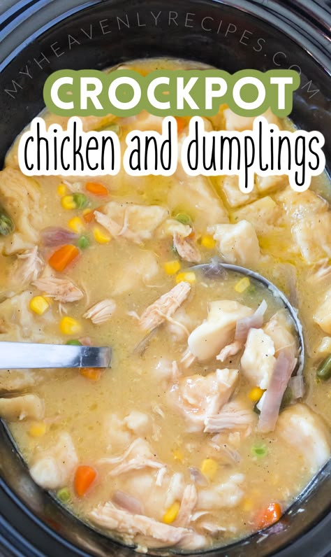 Chicken And Dumplings Pillsbury, Chicken And Biscuits Crockpot, Biscuit Chicken And Dumplings, Chicken And Dumplings Recipe With Biscuits, Easy Crockpot Chicken And Dumplings, Chicken And Dumplings With Biscuits, Comfort Food Crockpot, Dumplings With Biscuits, Crock Pot Chicken And Dumplings