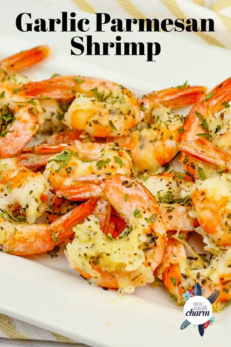 Shrimp Low Carb, Garlic Parmesan Shrimp, Parmesan Shrimp, Shrimp Parmesan, Roasted Shrimp, Shrimp Recipes Healthy, Fried Fish Recipes, Crab And Lobster, Parmesan Recipes