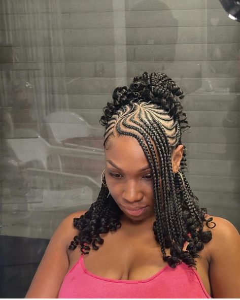 Latest Hair Braids, Hair Braid Patterns, Stylish Naija, Short Box Braids Hairstyles, Braided Hairstyles For Black Women Cornrows, Feed In Braids Hairstyles, Quick Natural Hair Styles, Box Braids Hairstyles For Black Women, Braided Cornrow Hairstyles