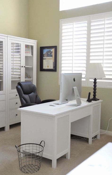 hemnes office Ikea Hemnes Desk Hack Home Office, Ikea Hemnes Office, Ikea Hemnes Desk Ideas, Hemnes Office, Hemnes Desk, Hemnes Desk Ideas, Ikea Hemnes Desk White, Ikea Hemnes Desk, Ikea Hemnes Cabinet