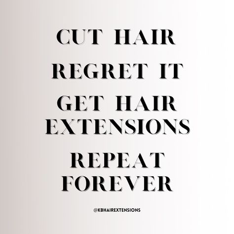 Hair quote for cutting hair, and getting hair extensions Hair Extension Instagram Post, Hair Extensions Quotes, Hair Color Quotes, Salon Board, Hair Salon Quotes, Salon Quotes, Hair Quotes, Everyday Quotes, Mixed Feelings