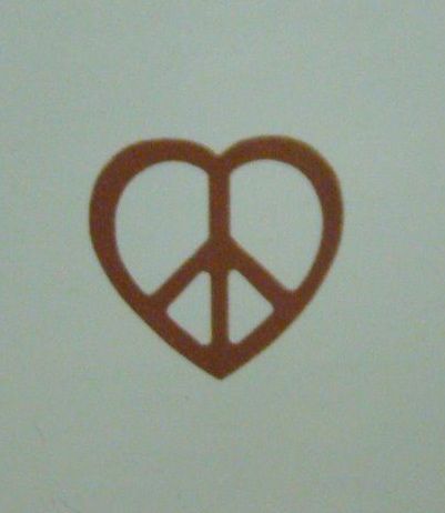 quickutz 2x2 peace heart RS 0759 Peace Symbol Aesthetic, Heart Peace Tattoo, Heart Peace Sign, Peace Sign Doodle, Peace Heart, Peace Heart Tattoo, Heart Peace Sign Tattoo, Teach Peace Tattoo, Peace And Love Tattoo