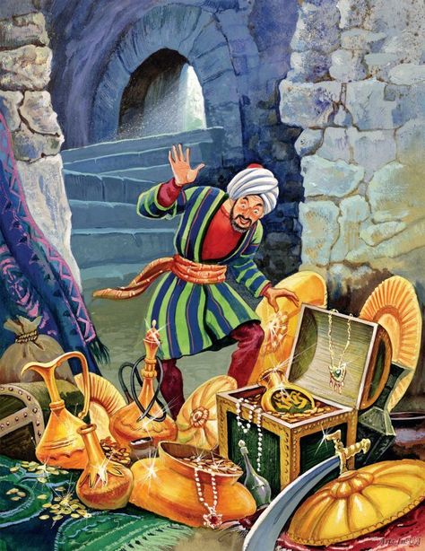 Sinbad The Sailor, Cool Pictures For Wallpaper, Ali Baba, Bible Pictures, Hans Christian, Jesus Art, Arabian Nights, Grimm, Character Illustration