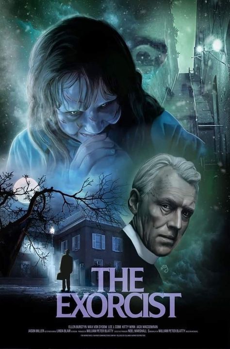 The Exorcist Regan, Exorcist 1973, Exorcist Movie, The Exorcist 1973, Horror Pictures, Awesome Artwork, Slasher Movies, Horror Artwork, Eyes Drawing