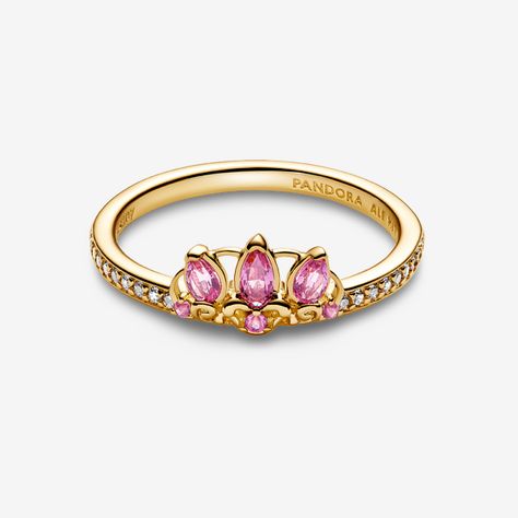 Disney Princess Rings Pandora, Rupanzel Pandora Ring, Rapunzel Tiara Ring, Pandora Rings Disney Princess, Pandora Disney Princess Rings, Disney Princess Pandora Ring, Pandora Disney Rings Rapunzel, Tangled Inspired Ring, Pandora Rapunzel Ring